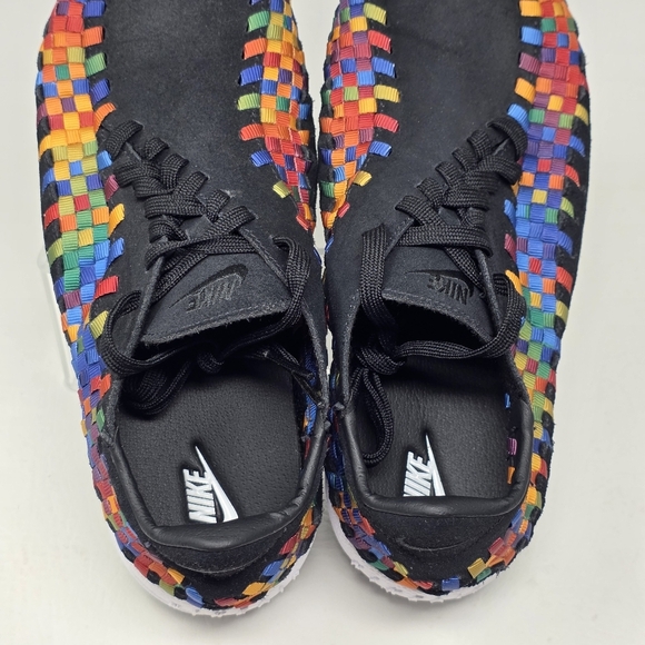 Nike Women Air Footscape Woven Black Multicolor Rainbow FB1959-002 Size 10.5 New - Picture 10 of 10